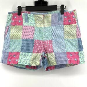 Vineyard Vines Patchwork Shorts Cottagecore Women's Size 6